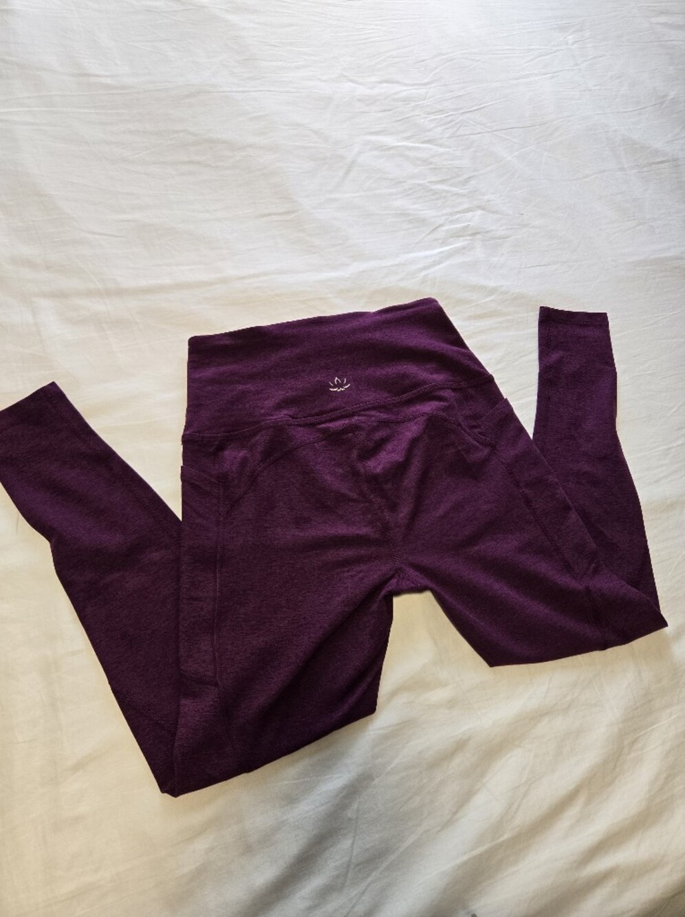 Beyond Yoga Spacedye Be Free High Waisted Pocket Leggings Purple Size L